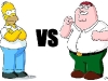 Homer Simpson VS Peter Griffin