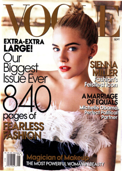 Sienna Miller Vogue copertina