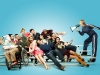 GLEE: New Directions returns on  GLEE premiering Tuesday, Sept. 21 (8:00-9:00 PM ET/PT) on FOX. Pictured bottom row L-R: Kevin McHale, Naya Rivera, Mark Salling, Jenna Ushkowitz, Dianna Agron, Lea Michele and Jane Lynch. Middle row L-R: Jessalyn Gilsig, Jayma Mays, Matthew Morrison and Cory Monteith. Top row L-R: Heather Morris, Chris Colfer and Amber Riley. ©2010 Fox Broadcasting Co. Cr: Patrick Ecclesine/FOX